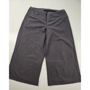 The North Face size M medium women lounge bermuda shorts gaucho grey comfort ^